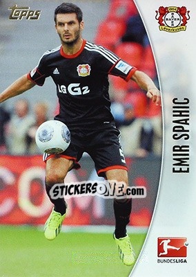 Sticker Emir Spahic - Bundesliga Chrome 2013-2014 - Topps