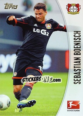 Sticker Sebastian Boenisch - Bundesliga Chrome 2013-2014 - Topps
