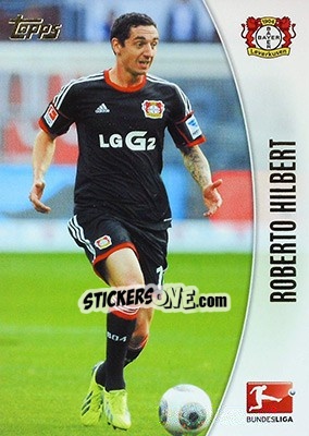 Sticker Roberto Hilbert - Bundesliga Chrome 2013-2014 n. 121 - Topps