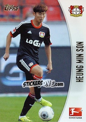 Sticker Heung Min Son - Bundesliga Chrome 2013-2014 - Topps