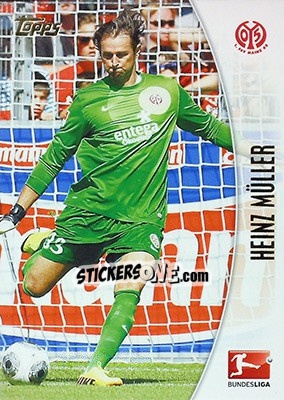 Sticker Heinz Müller - Bundesliga Chrome 2013-2014 - Topps