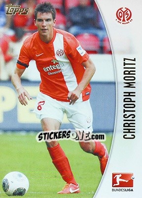 Sticker Christoph Moritz - Bundesliga Chrome 2013-2014 - Topps