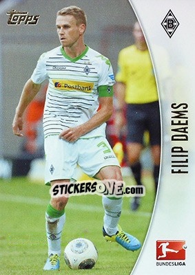 Sticker Filip Daems - Bundesliga Chrome 2013-2014 - Topps