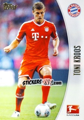 Sticker Toni Kroos - Bundesliga Chrome 2013-2014 - Topps