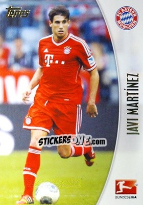 Sticker Javi Martínez - Bundesliga Chrome 2013-2014 - Topps