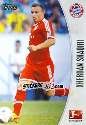 Sticker Xherdan Shaqiri - Bundesliga Chrome 2013-2014 n. 159 - Topps
