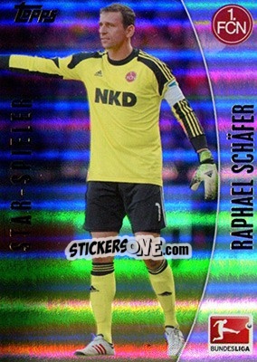 Sticker Raphael Schäfer - Bundesliga Chrome 2013-2014 - Topps
