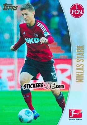 Sticker Niklas Stark - Bundesliga Chrome 2013-2014 - Topps