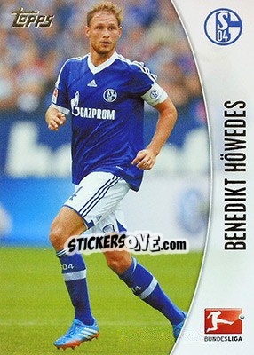 Sticker Benedikt Höwedes - Bundesliga Chrome 2013-2014 n. 179 - Topps
