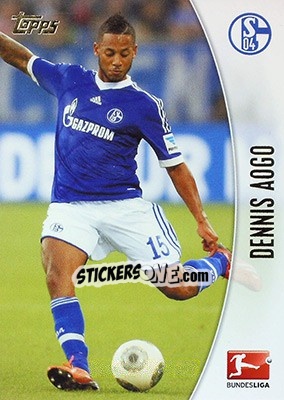 Sticker Dennis Aogo - Bundesliga Chrome 2013-2014 - Topps