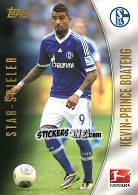 Sticker Kevin-Prince Boateng - Bundesliga Chrome 2013-2014 n. 189 - Topps