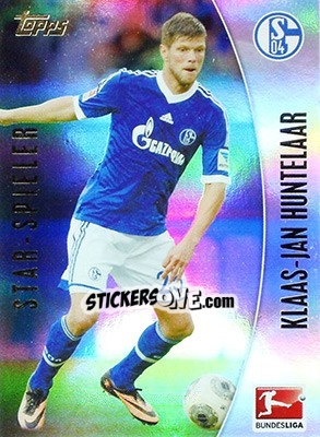 Sticker Klaas-Jan Huntelaar - Bundesliga Chrome 2013-2014 - Topps