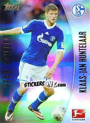 Sticker Klaas-Jan Huntelaar - Bundesliga Chrome 2013-2014 n. 192 - Topps