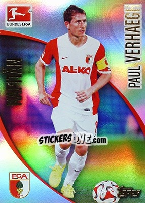 Sticker Paul Verhaegh - Bundesliga Chrome 2014-2015 - Topps