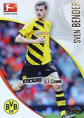 Sticker Sven Bender - Bundesliga Chrome 2014-2015 - Topps