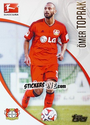 Sticker Ömer Toprak - Bundesliga Chrome 2014-2015 - Topps