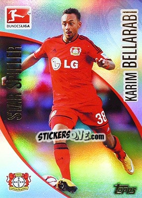 Sticker Karim Bellarabi - Bundesliga Chrome 2014-2015 - Topps