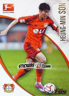 Sticker Heung-Min Son - Bundesliga Chrome 2014-2015 n. 127 - Topps