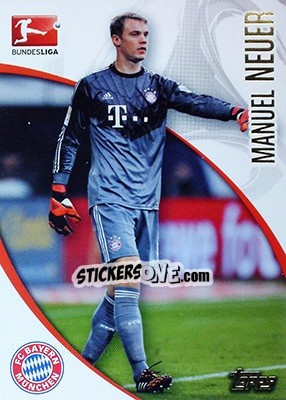 Sticker Manuel Neuer - Bundesliga Chrome 2014-2015 n. 152 - Topps