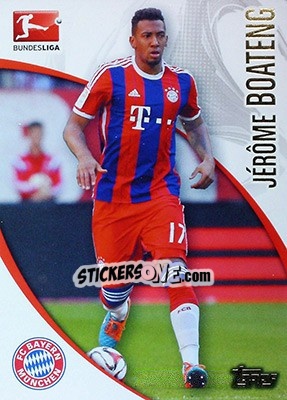 Sticker Jérôme Boateng - Bundesliga Chrome 2014-2015 n. 153 - Topps