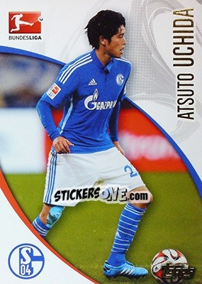 Sticker Atsuto Uchida - Bundesliga Chrome 2014-2015 - Topps