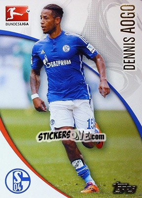 Sticker Dennis Aogo - Bundesliga Chrome 2014-2015 - Topps