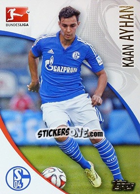 Sticker Kaan Ayhan - Bundesliga Chrome 2014-2015 n. 183 - Topps