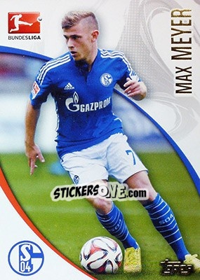 Sticker Max Meyer - Bundesliga Chrome 2014-2015 n. 189 - Topps