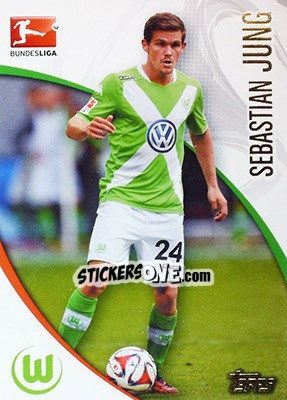 Sticker Sebastian Jung - Bundesliga Chrome 2014-2015 - Topps