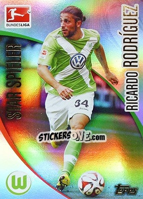 Sticker Ricardo Rodriguez - Bundesliga Chrome 2014-2015 n. 208 - Topps