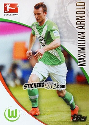 Sticker Maximilian Arnold - Bundesliga Chrome 2014-2015 - Topps