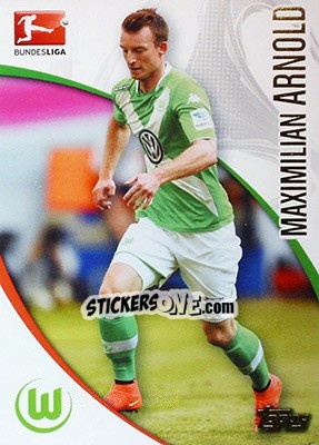 Sticker Maximilian Arnold - Bundesliga Chrome 2014-2015 n. 211 - Topps