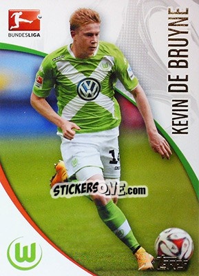 Sticker Kevin de Bruyne - Bundesliga Chrome 2014-2015 - Topps