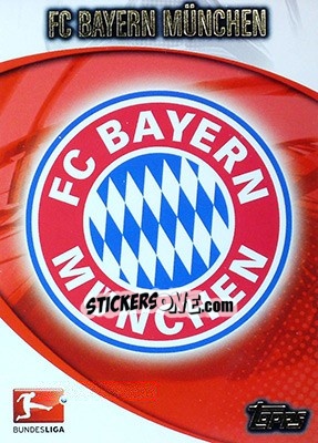 Sticker FC Bayern München - Bundesliga Chrome 2014-2015 - Topps