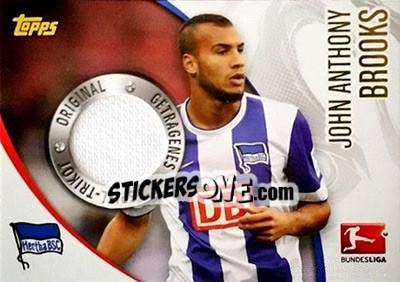 Sticker John Anthony Brooks - Bundesliga Chrome 2014-2015 n. T-JB - Topps