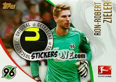 Sticker Ron-Robert Zieler - Bundesliga Chrome 2014-2015 - Topps
