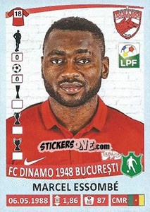 Figurina Marcel Essombé - Liga 1 Romania 2015-2016 n. 190 - Panini