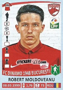 Figurina Robert Moldoveanu - Liga 1 Romania 2015-2016 n. 191 - Panini