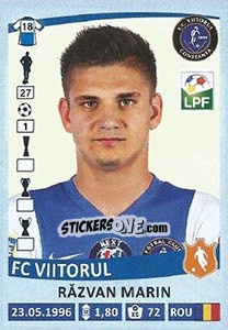 Sticker Răzvan Marin - Liga 1 Romania 2015-2016 n. 241 - Panini