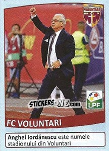 Sticker Anghel Iordănescu - Liga 1 Romania 2015-2016 - Panini