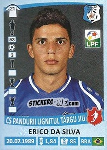 Sticker Erico da Silva - Liga 1 Romania 2015-2016 - Panini