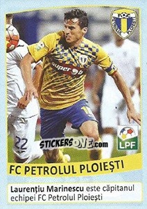 Figurina Laurenţiu Marinescu - Liga 1 Romania 2015-2016 n. 323 - Panini