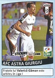 Figurina Valerică Găman - Liga 1 Romania 2015-2016 n. 53 - Panini