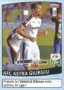 Figurina Valerică Găman - Liga 1 Romania 2015-2016 - Panini