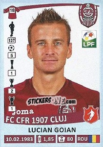 Sticker Lucian Goian - Liga 1 Romania 2015-2016 n. 70 - Panini