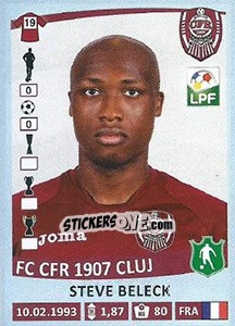 Sticker Steve Beleck - Liga 1 Romania 2015-2016 n. 81 - Panini
