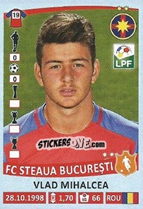 Sticker Vlad Mihalcea - Liga 1 Romania 2015-2016 n. 379 - Panini