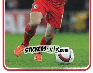 Sticker James Chester - Wales. We'Re Going To France! n. 83 - Panini