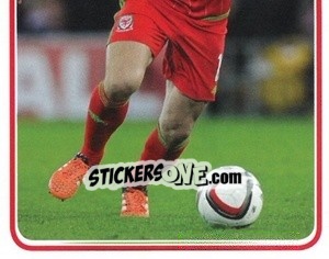 Sticker James Chester - Wales. We'Re Going To France! - Panini