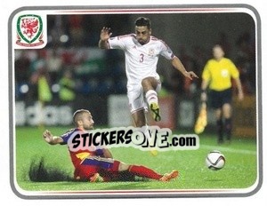Sticker Neil Taylor - Wales. We'Re Going To France! n. 86 - Panini